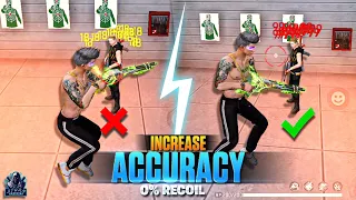 increase  ( HEADSHOT ACCURACY) 100% || REAL TRICK 😱