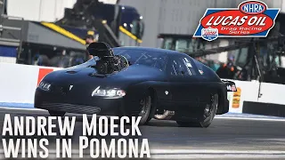 Andrew Moeck wins Comp Eliminator at Lucas Oil NHRA Winternationals