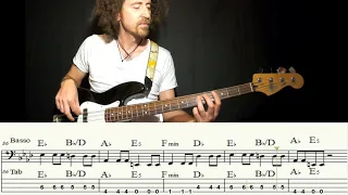 Green Day - Boulevard of broken dreams (bass tabs + score)