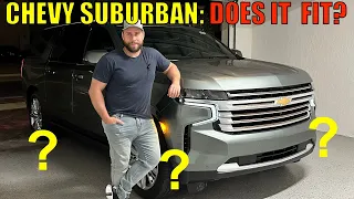 Chevy Suburban: Does This Huge SUV Fit In A Garage?