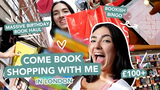 📚🎉🛍 COME BOOK SHOPPING WITH ME // Book Shopping in London for my Birthday 📚🎉🛍