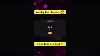 Weekly Membership Itna Sasta 😱?  Meine to le liya 😍 | Free Fire Weekly membership video #shorts #ff