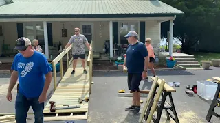 BraunAbility Volunteer Wheelchair Ramp Build - Time Lapse