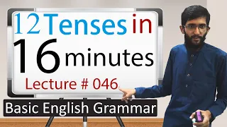 Lecture 46/120 Story of 12 Tenses in 16 Minutes | Basic English Grammar