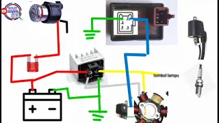 skema jalur kelistrikan gl 100 menggunakan CDI grand
