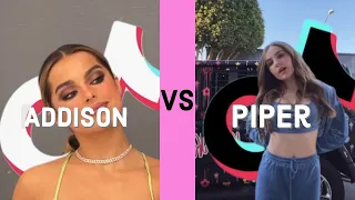 Addison Rae Vs Piper Rockellebby TikTok Dance Battle