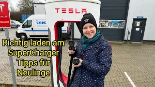 Richtig laden am SuperCharger - Tipps für Tesla Neulinge