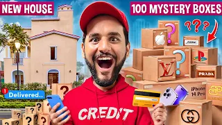 I Ordered 100 MYSTERY boxes in my NEW HOUSE !! *Rs 1 Lakh Profit*