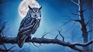 Owl sounds with 2 hours of various owls hooting at night - Owl Sound Effects - (Scare Birds!)