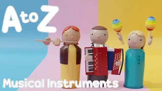 A-Z of Musical Instruments for Kids with Sounds (26 instruments)