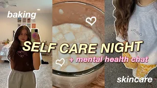 self care night + mental health chat :)