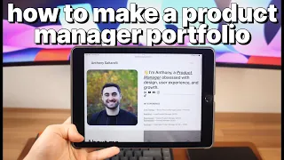 How to make a product manager portfolio that helps you stand out