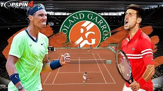 Another chapter in their historic rivalry!!! | Nadal vs Djokovic | Top Spin 4 gameplay (PC) [HD]