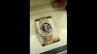 Buying My First Rolex President Bussdown Diamonds Iced Out by Johnny Dang