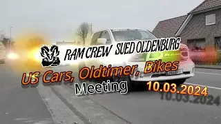 1. US Cars, Oldtimer, Bikes Meeting in Hoykenkamp bei Menkens 10.03.2024 [4K] [Aktuell] [Treffen]