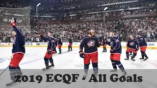 2019 ECQF: All Columbus Blue Jackets Goals (NBC)