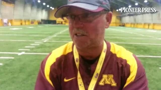 #Gophers coach Jerry Kill on the kicker competition between Chris Hawthorne, Andrew Harte and Ryan S