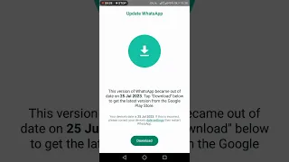 How to update whatsapp & what to do if there is no space #trending #whatsapp #howto #whatsapptricks