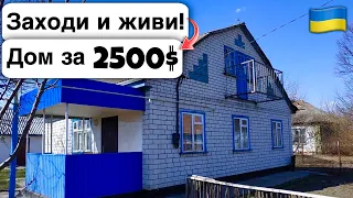 🇺🇦 Заходи и живи! Дом в селе за 2500$ Продажа недвижимости за копейки! Всё есть Уютное тихое село!