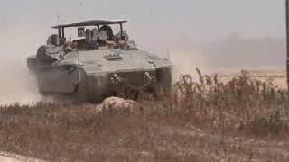 Israeli tanks seen in the south of the country amid operation in Rafah