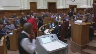 Cheers as EFF member removed from #ZumaQ&A