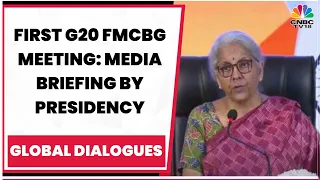 FM Nirmala Sitharaman Addresses Media | G20 Finance Ministers' & Central Bank Governor's Meeting