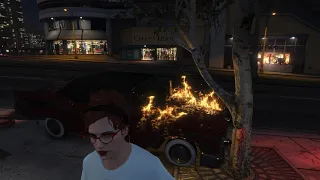 GTA 5 Online Christine Halloween Event Stuck on a Tree