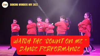 Watch the "Count on me" dance performance by India's youngest dancer!