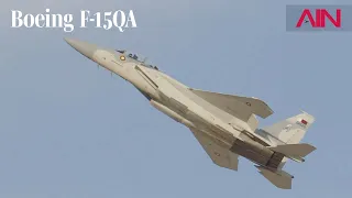 Qatari Boeing F-15QA Flies at Dubai Airshow – AIN