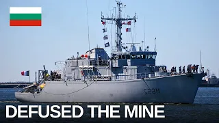 Bulgarian Navy DESTROYS sea mines with help of the minesweeper "Struma"