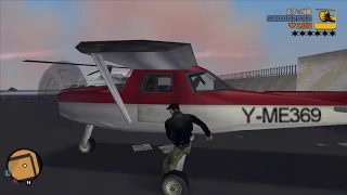 Grand Theft Auto GTA 3  classic Flying DoDo полёты на самолёте в 4K