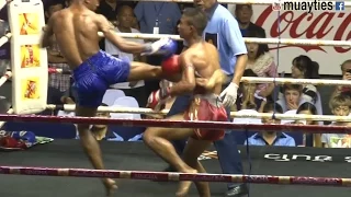 Muay Thai Fight - Palangphon vs Rungnarai, Rajadamnern Stadium Bangkok - 13th May 2015