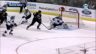 Jamie Benn goal 3-1 Feb 23 2013 SJ Sharks vs Dallas Stars NHL Hockey. Gordie Howe hat trick