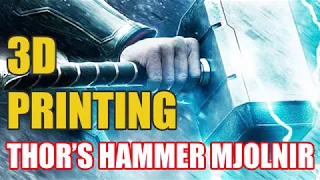 3d printed thor's hammer