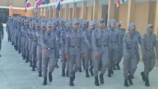 formación de los 1er. Año de la policía