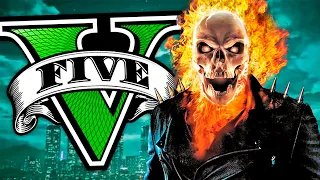 Soy GHOST RIDER en GTA 5! Grand Theft Auto V - GTA V Mods