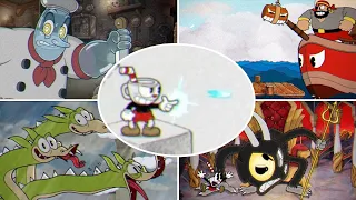 Cuphead All Bosses - Expert S-ranked | Peashooter Only | No Damage