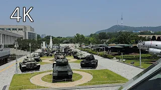 Walk around the War Memorial of Korea, Seoul - 4K Walking Tour