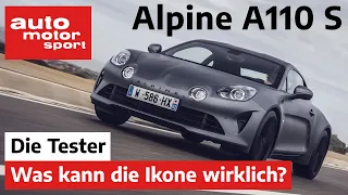 Alpine A110 S: leicht konstruiert & schwer beeindruckt! - Test/Review | auto motor und sport