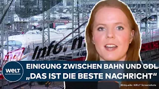 BAHNSTREIKS: Weißer Rauch! Lokführer-Gewerkschaft GDL und Deutsche Bahn haben Lösung gefunden