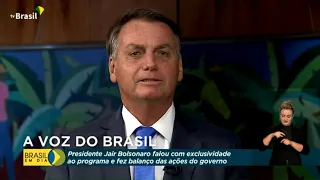 Entrevista do presidente Jair Bolsonaro ao programa A Voz do Brasil