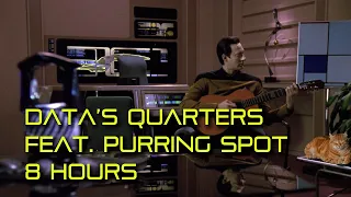 🎧 Data's Quarters feat. Spot (ear-to-ear cat purrs, crew conversations) *8 Hours* Ambience