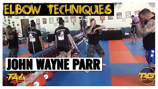 John Wayne Parr (Boonchu) at Double Dose Muay Thai Lead Up – Rear Down – Lead Hook Elbow