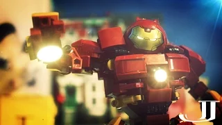 LEGO MOC Hulkbuster beats Ultron Stop Motion 樂高 浩克毀滅者