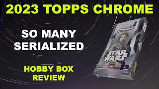 GOLD PARALLEL?!?! 2023 Topps Chrome Star Wars Hobby Box Review