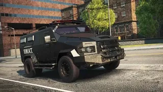 NFS Most Wanted 2012 SWAT Truck Police chase