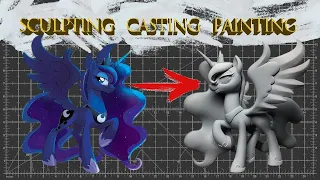 The full process of figure crafting. Sculpting, casting, painting.