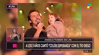 📺 ÁNGELA TORRES recordó el día que cantó "Color Esperanza" a los tres años con su tío Diego 🤩