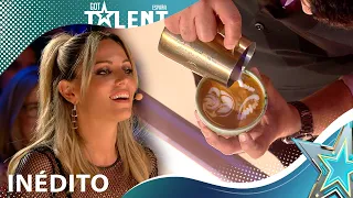 This proves that making a perfect coffee: it's an ART! | Never Seen |  Spain's Got Talent 2023