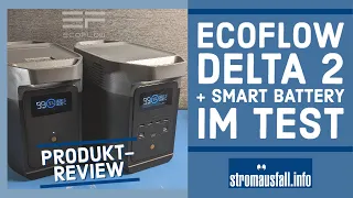 EcoFlow Delta 2 mit Smart Battery und 400 W Solarpanel | Powerstation